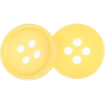 Knoflík Bellatex Knoflík sada 6 ks prům. 10 mm žlutá