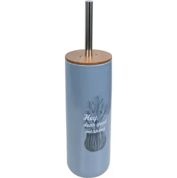 WC štětka FOLIO – WC kartáč – šedá – BISK 05595