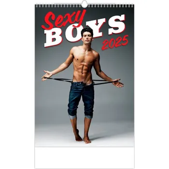 Kalendář Helma365 Nástěnný kalendář Sexy Boys 2025