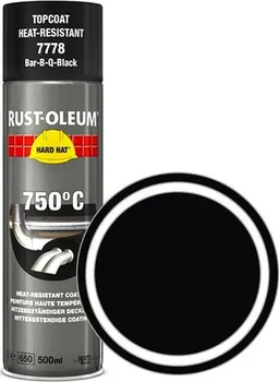 Barva ve spreji Rust Oleum Heat Resistant Aerosol 500 ml černá