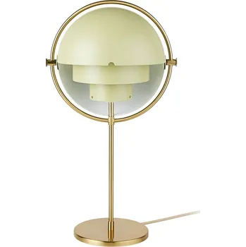 Lampička Stolní lampa GUBI Multi-Lite, výška 50 cm, mosazná/krémová - Ø základny 16 cm; délka kabelu zástrčky 200 cm krémová, mosazná 1 x 6 W LED - Doprava zdarma