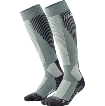 Pánské ponožky CEP Kompresní kompresní podkolenky COLD WEATHER Pánské Velikost: IV, Barvy: blue/grey