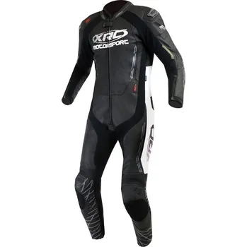 Moto kombinéza Jednodílná kombinéza XRC Circuito men Tech10 black/white vel. 60