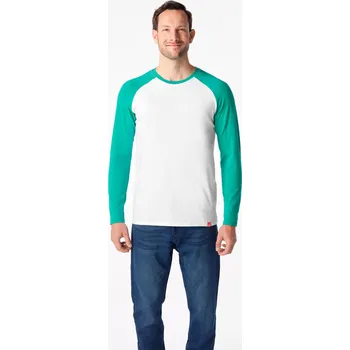 Pánské tričko CityZen - FARGO Pánské tričko bílá/zelená L