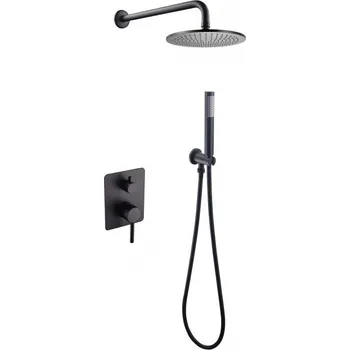 Komplet sprchový DECCO/ILLUSION I podomítkový černý BABPDIICZ