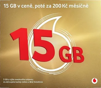 SIM karta Vodafone SIM karta zlatá