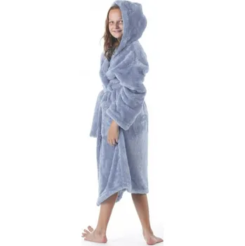 Pánský župan Dětský župan LILLY A JACK extra s kapucí denim - 152