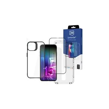 Náhradní kryt pro mobilní telefon 3mk Comfort Set 4 v 1 pro Apple iPhone 15 5903108536653