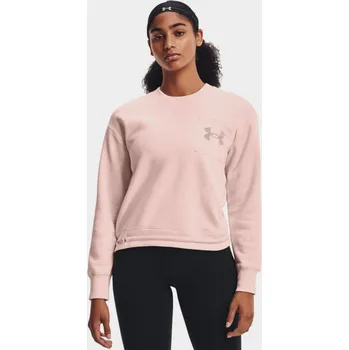 Dámská mikina Růžová pletená dámská mikina s kapsou Under Armour, M i10_P68234_2:91_