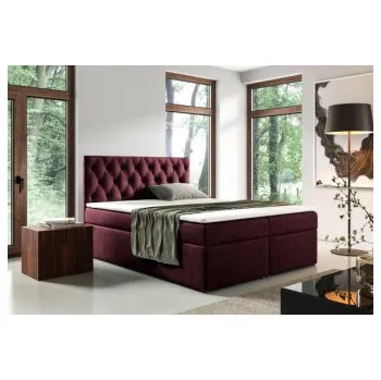 Ložnice Čalouněná postel Malaga 180/200 cm s úložným prostorem - RŮZNÉ BARVY