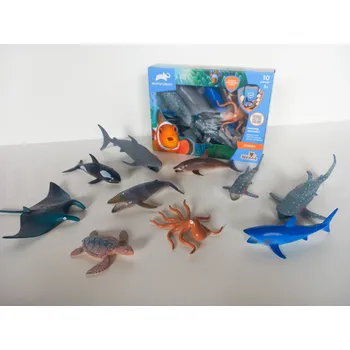 Animal Planet Zvířátka mořská - box 10 ks 16,2 cm