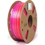 GEMBIRD Tisková struna (filament) PLA, 1,75mm, 1kg, silk rainbow, červená/fialová