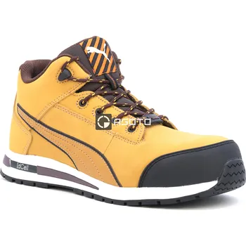 Pracovní obuv PUMA Dash Wheat MID S3 žlutá pánská pracovní obuv 42