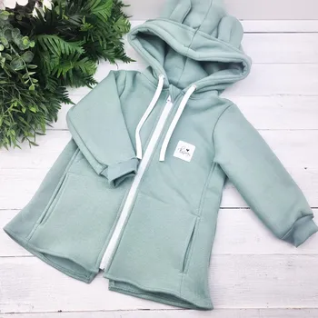 Dívčí mikina Kulišárny Mikina se zipem WARM MÁTOVÁ VELIKOST: 122