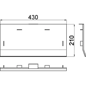 Krbová kamna Náhradní díl pro HAAS+SOHN - VOON III,2x stříb.- Clona