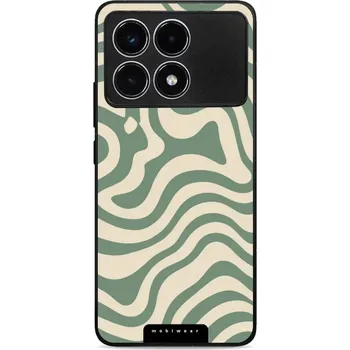 Pouzdro na mobilní telefon Lesklý kryt Mobiwear Glossy - Xiaomi Poco F6 Pro 5G - GA57G Zelené a béžové zkrouceniny (Prémiové lesklé pouzdro, obal, kryt Mobiwear Glossy na mobil Xiaomi Poco F6 Pro 5G - GA57G Zelené a béžové zkrouceniny, materiál Plast + TPU silikon - krytí po všech)