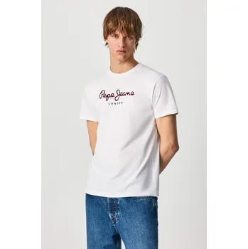 Pánské tričko Pepe Jeans Pánské tričko EGGO N Barva: bílá, Velikost: XL