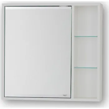 Koupelnový nábytek Skříňka SÉVIS zrcadlová horní závěsná 50x14x58,5 cm bílá, OLNSEV50