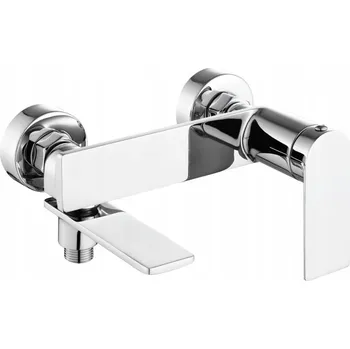 Vodovodní baterie Nástěnná vanová baterie páková Mexen Zero stříbrná