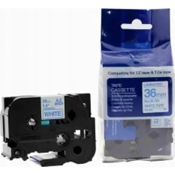 Pásek do tiskárny Naplnka Kompatibilní páska s Brother TZ-263 / TZe-263, 36mm x 8m, modrý