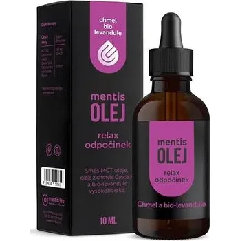 Přírodní produkt Mentis olej pro relaxi a odpočinek s chmelem a francouzskou bio-levandulí 10 ml