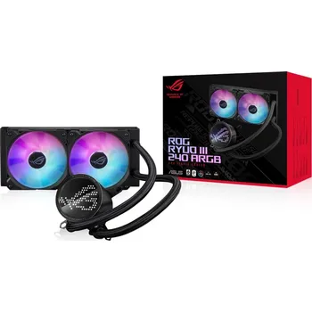 Počítačové chlazení ASUS vodní chladič CPU AIO ROG RYUO III 240 ARGB, 2x120mm, LGA1851, AM5