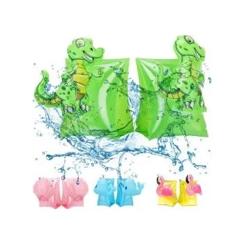 dětská nafukovací plavecká křídla - čistě zelená