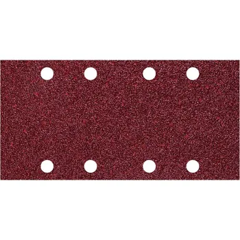 Brusný papír Wolfcraft 1762000 sada brusného papíru na suchý zip, s otvory Zrnitost 40, 80, 120 (d x š) 185 mm x 93 mm 10 ks