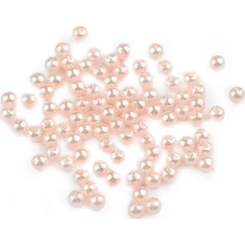 Korálek Plastové voskové korálky / perly Glance Ø5 mm