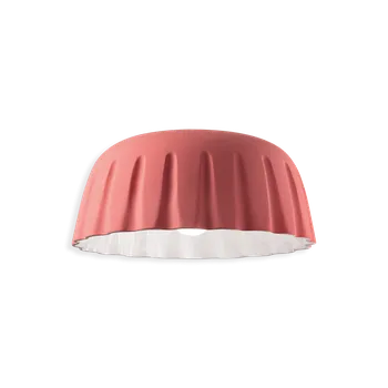 Ferroluce Stropní svítidlo MADAME GRES, ∅ 40 cm, v. 17 cm, 1xE27 Barva: Korálová růžová