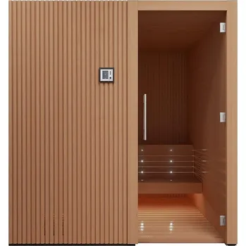 Sauna Finská sauna Auroom LIBERA 120x180 thermowood osika