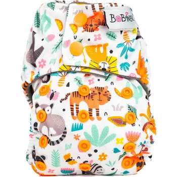 Plenkové kalhoty Bobánek Novorozenecká AIO plenka patentky - Jungle