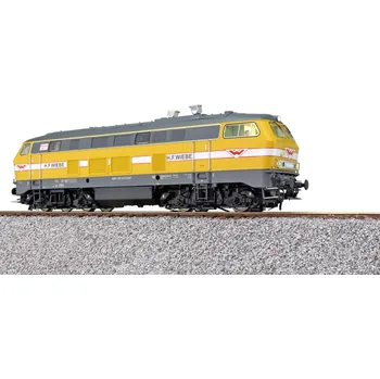 Vláček a vláčkodráha Diesellok, H0, BR 216, 216 012 Wiebe, gelb, Ep VI, Vorbildzustand um 2014, Sound+Rauch, DC/AC - expresní doprava