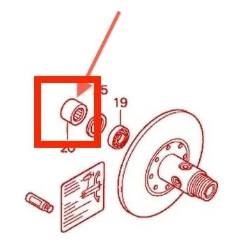 Auto-moto Honda Ložisko zadní řemenice 27x36x23 91101MCT003