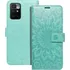 Pouzdro na mobilní telefon Forcell Mezzo Book pro Xiaomi Redmi 10, zelené/mandala