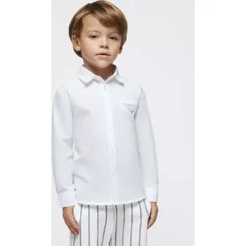 Chlapecká košile Chlapecká košile dlouhý rukáv Mayoral 3116-67 bílá velikost 122 (3122-67)
