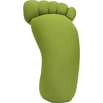 Polštář ODEL Antistresový polštář ve tvaru stopy - zelený