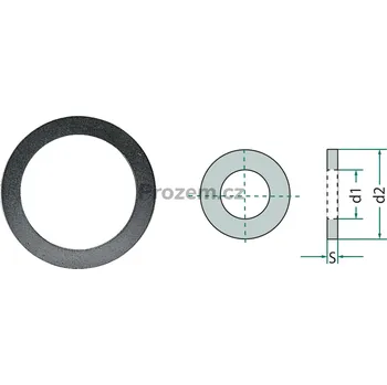 podložka Vymezovací podložka tvrzená 51x100x1 mm, A5010010H