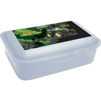 Oxybag Box na svačinu s přihrádkou 18,5 x 13,5 x 7 cm, Traktor