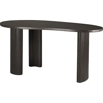 Psací stůl Pracovní stůl Ethnicraft Boomerang Desk mořený a lakovaný masivní mahagon 160x83 v.76