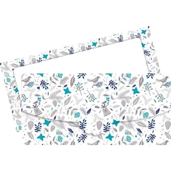 Český výrobce Blahopřání vánoční obálka na peníze stříbrnomodrá