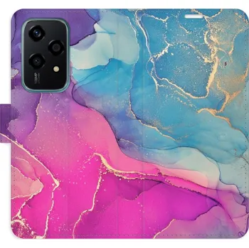 Pouzdro na mobilní telefon Flipové pouzdro iSaprio - Colour Marble 02 - Honor 200 Lite
