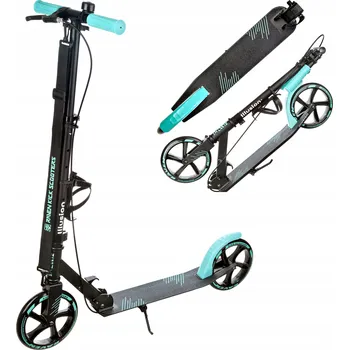 Koloběžka Skládací koloběžka Raven Illusion mint s ruční brzdou 200mm