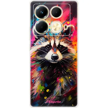 Pouzdro na mobilní telefon Odolné silikonové pouzdro iSaprio - Abstract Racoon - Infinix Note 40