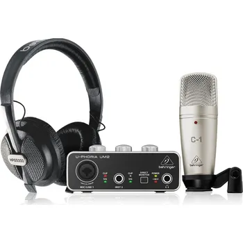 Aparatura pro univerzální použití Behringer U-Phoria Studio sada pro vysílání a nahrávání