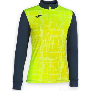 Pánská mikina Dámská mikina JOMA ELITE VIII, barva tmavě modrá - zářivě žlutá, velikost XS