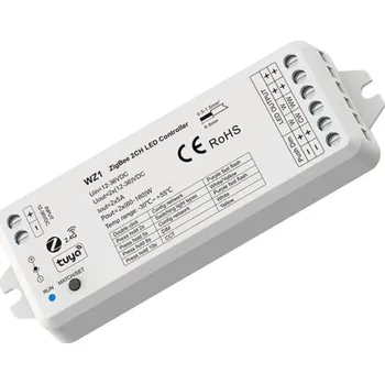 Centrální jednotka pro chytrou domácnost Univerzální přijímač ZigBee + RF (Tuya); single color + CTA (WZ1)