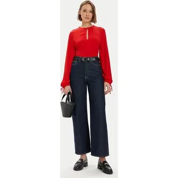 Dámská halenka Tommy Hilfiger Halenka WW0WW41835 Červená Regular Fit 38