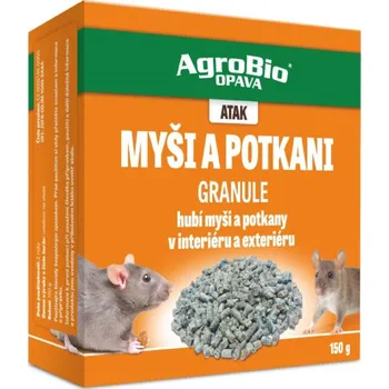 Insekticid ATAK Myši a potkani - granule 150g