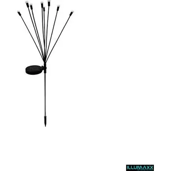 Zahradní dekorace Svítidlo venkovní solární SOLAR 8 CLUSTER se soumrakovým čidlem, výška 73cm (zdroj světla LED teplá bílá 3000K)